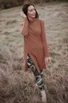 Elli Knit Tunic - Tobacco - ILAN LIFE SA