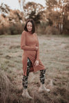 Elli Knit Tunic - Tobacco - ILAN LIFE SA