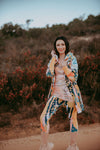 Chelsey Waterproof Parka-Abstract Paint Print - ILAN LIFE SA