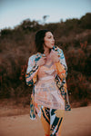 Chelsey Waterproof Parka-Abstract Paint Print - ILAN LIFE SA
