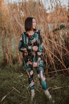 Chelsey Waterproof Parka-Art Deco on Black - ILAN LIFE SA