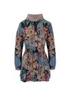 Chelsey Waterproof Parka-Tulips&Orchids on Sage - ILAN LIFE SA